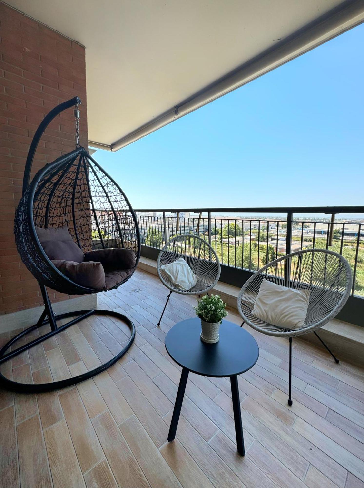 Sunset Escape Apartment - Panoramic Terrace Fiumicino Exterior foto