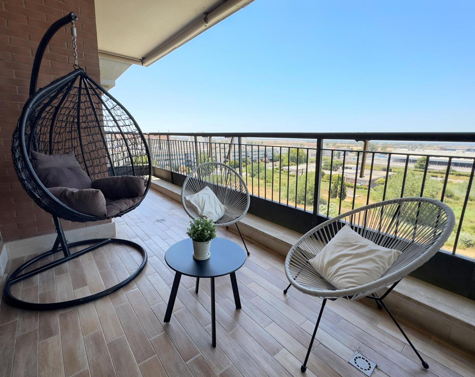 Sunset Escape Apartment - Panoramic Terrace Fiumicino Exterior foto