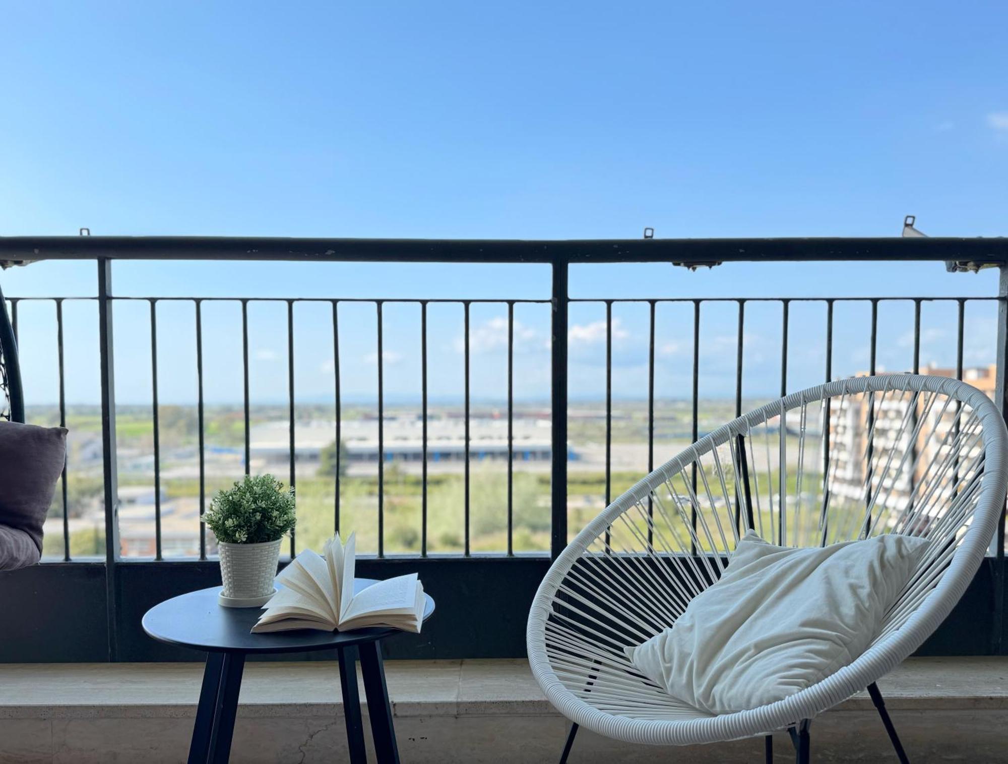 Sunset Escape Apartment - Panoramic Terrace Fiumicino Exterior foto